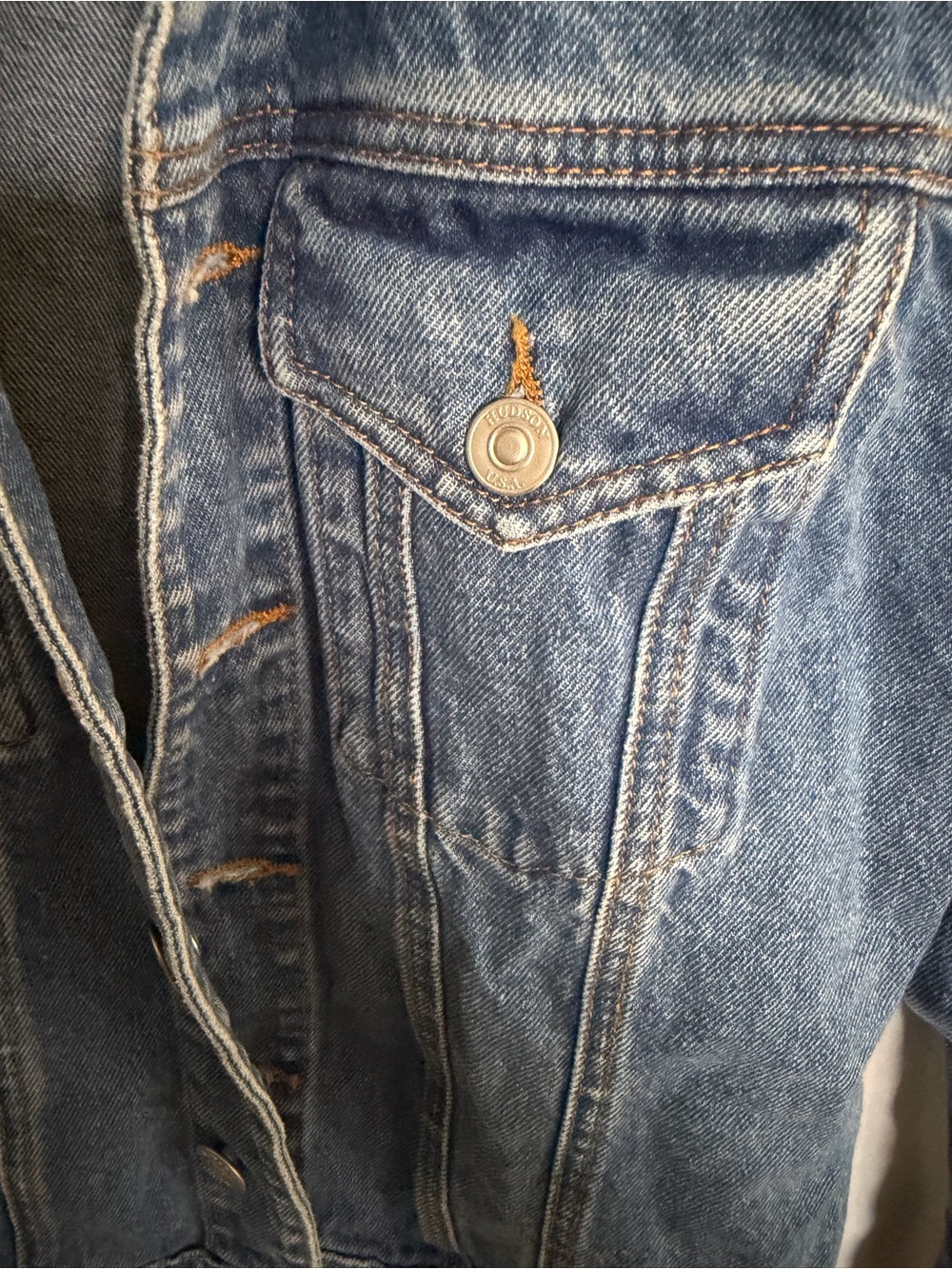 Hudson Jeans Light Blue Denim Jacket - Picture 8 of 10